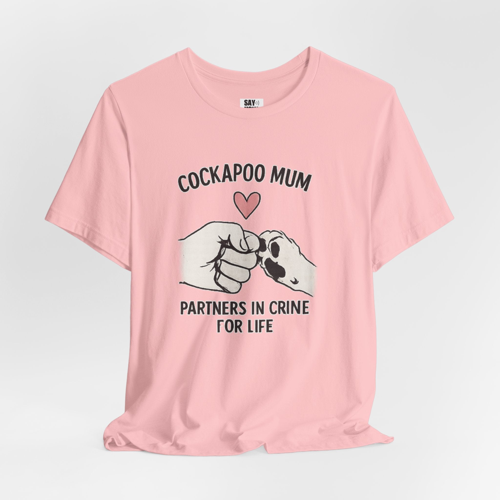 Cockapoo Mum T‑Shirt – "Partners in Crime for Life"