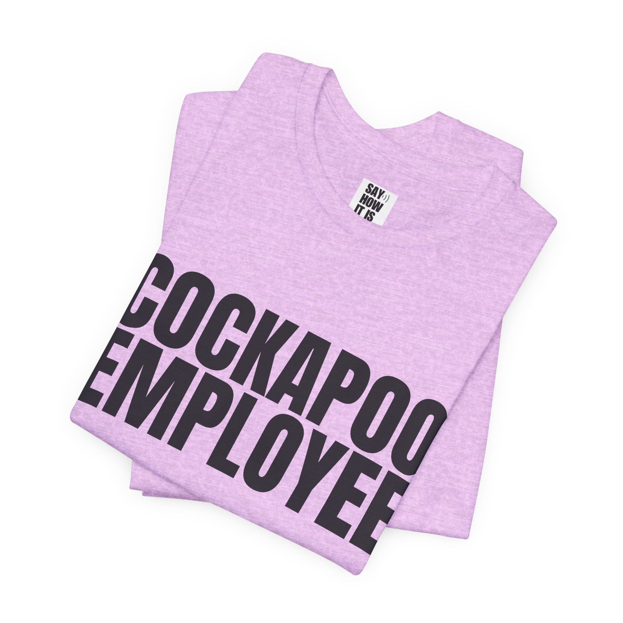Cockapoo Employee T‑Shirt — Funny Dog Lover Tee