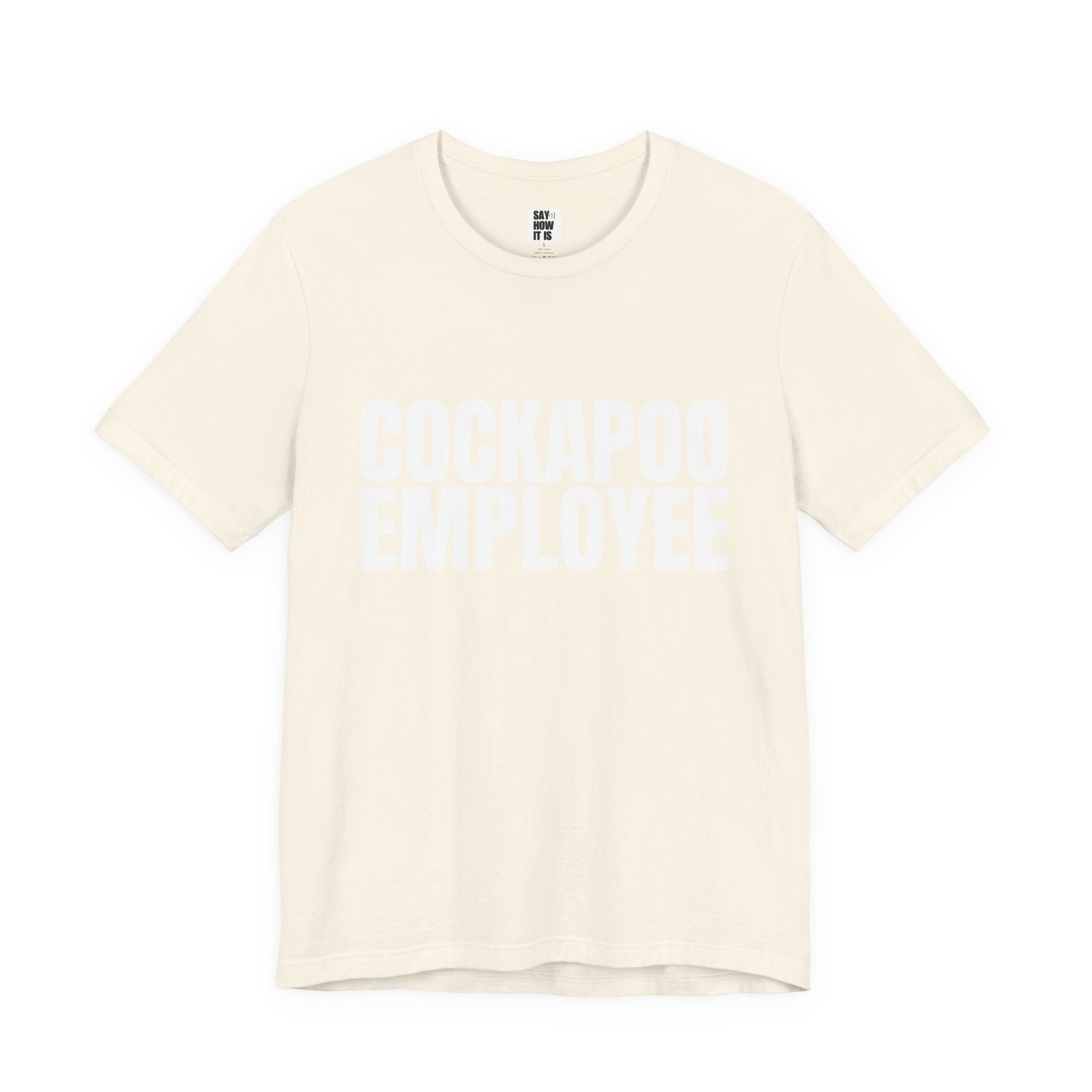 Cockapoo Employee T-Shirt — Funny Dog Lover Tee