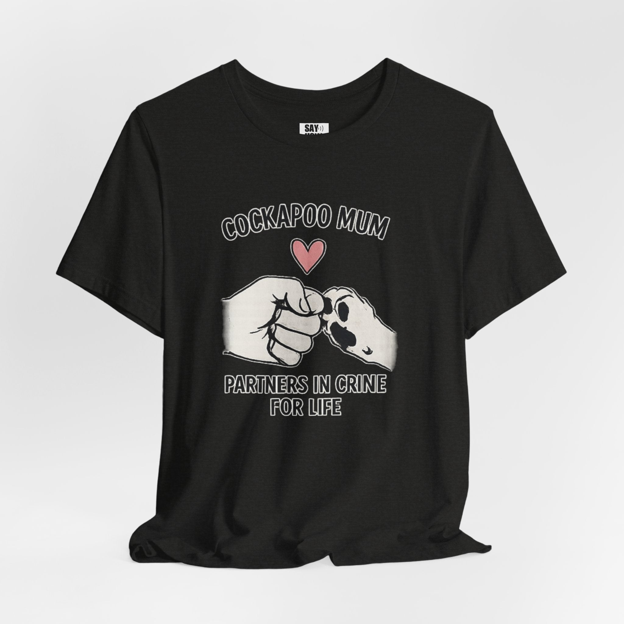 Cockapoo Mum T‑Shirt – "Partners in Crime for Life"