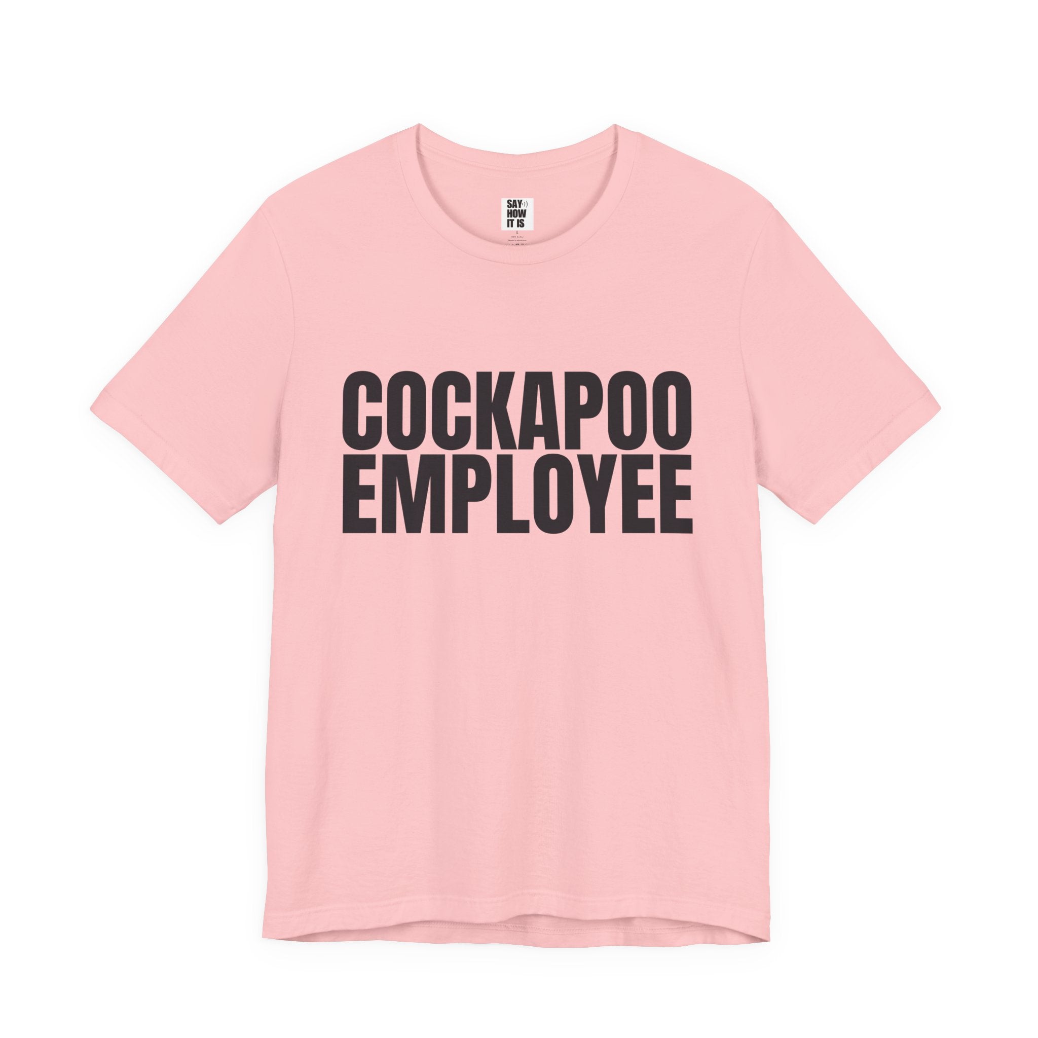 Cockapoo Employee T‑Shirt — Funny Dog Lover Tee