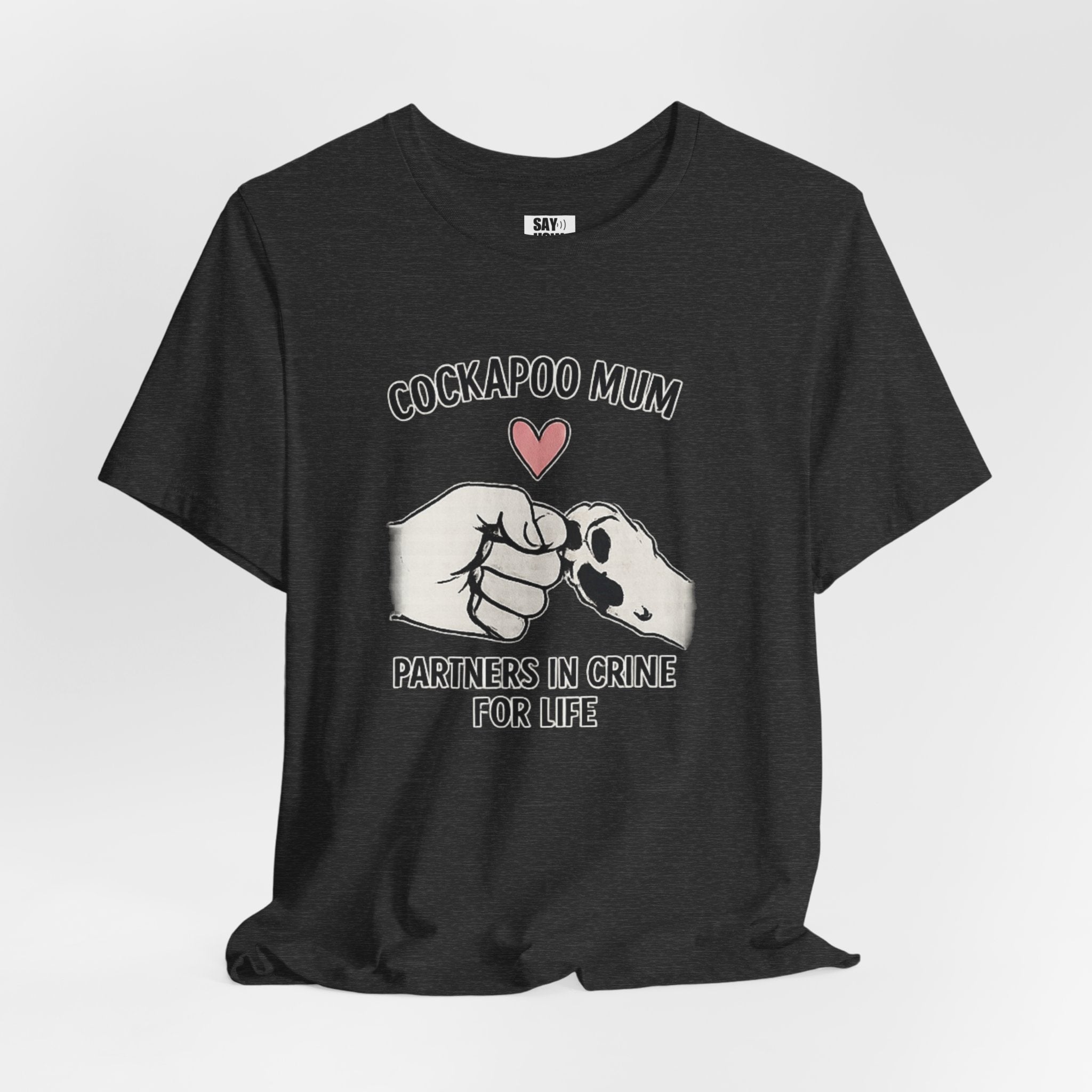Cockapoo Mum T‑Shirt – "Partners in Crime for Life"