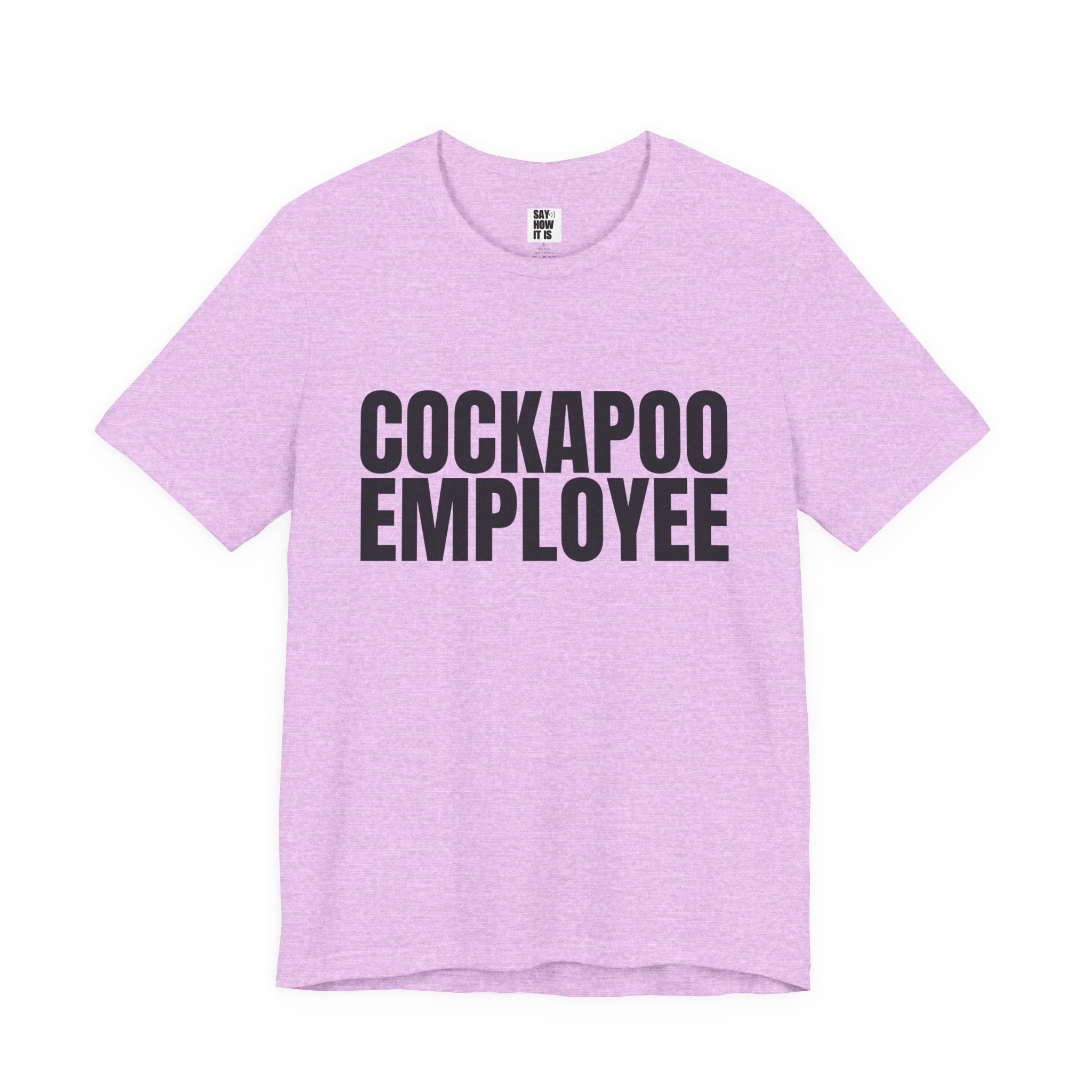 Cockapoo Employee T‑Shirt — Funny Dog Lover Tee
