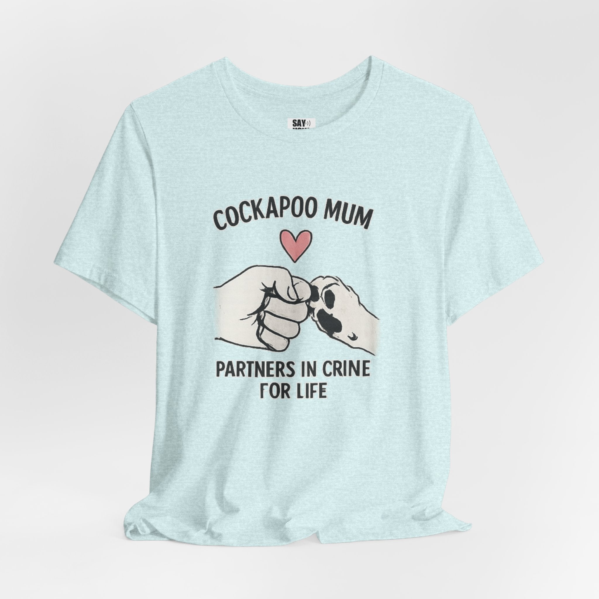 Cockapoo Mum T‑Shirt – "Partners in Crime for Life"