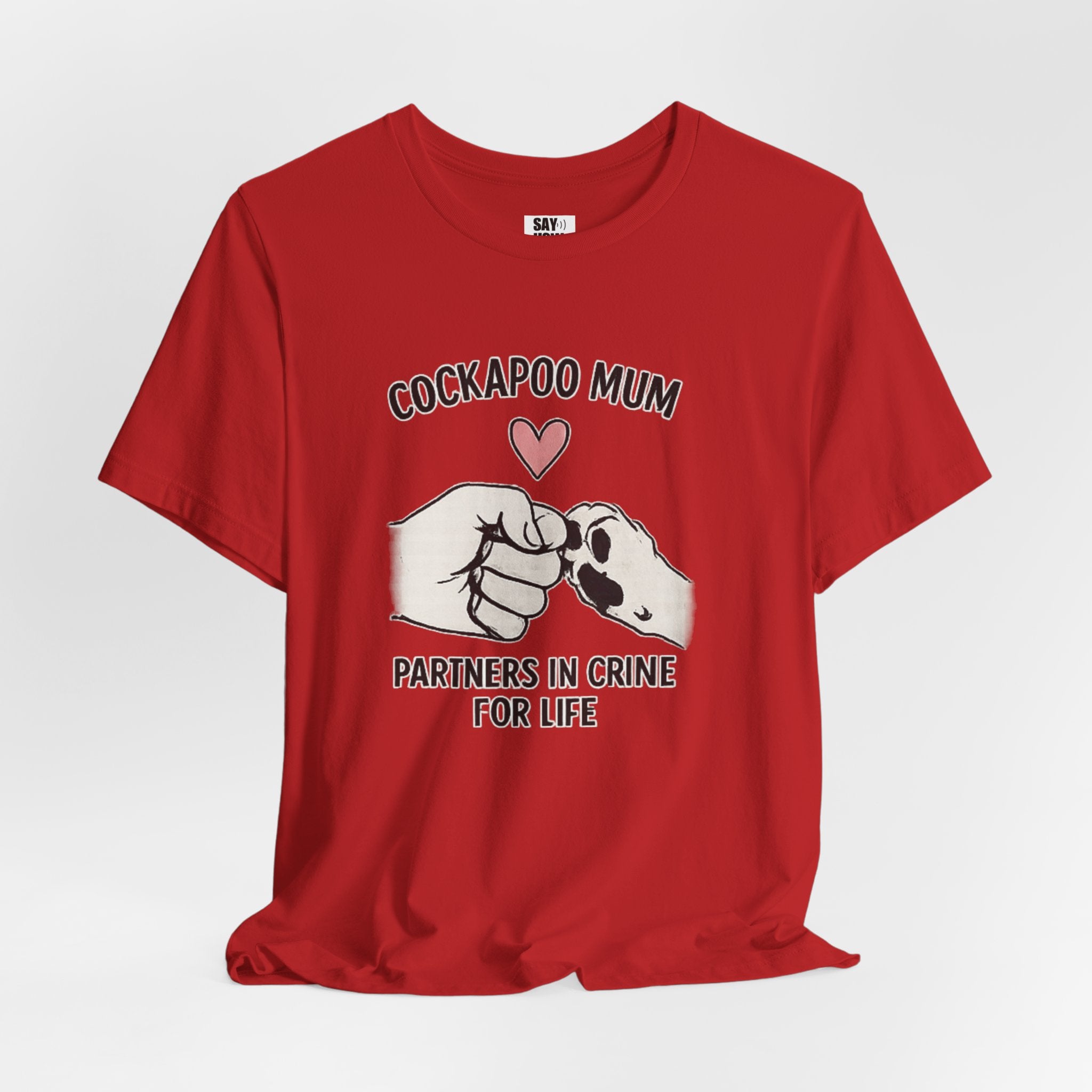Cockapoo Mum T‑Shirt – "Partners in Crime for Life"