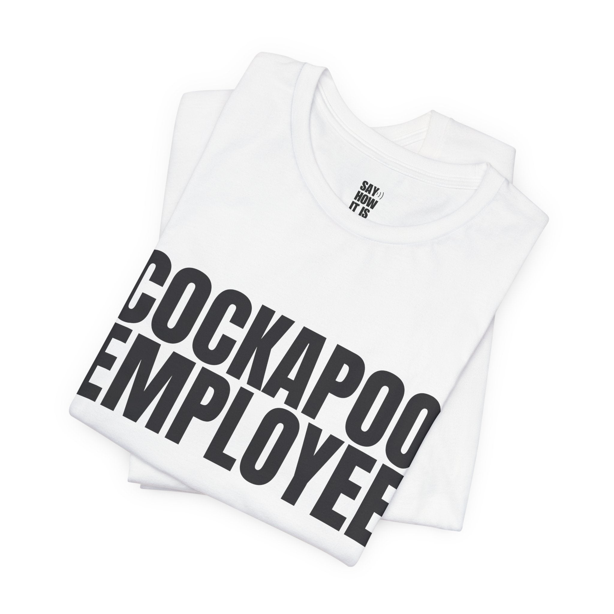 Cockapoo Employee T‑Shirt — Funny Dog Lover Tee