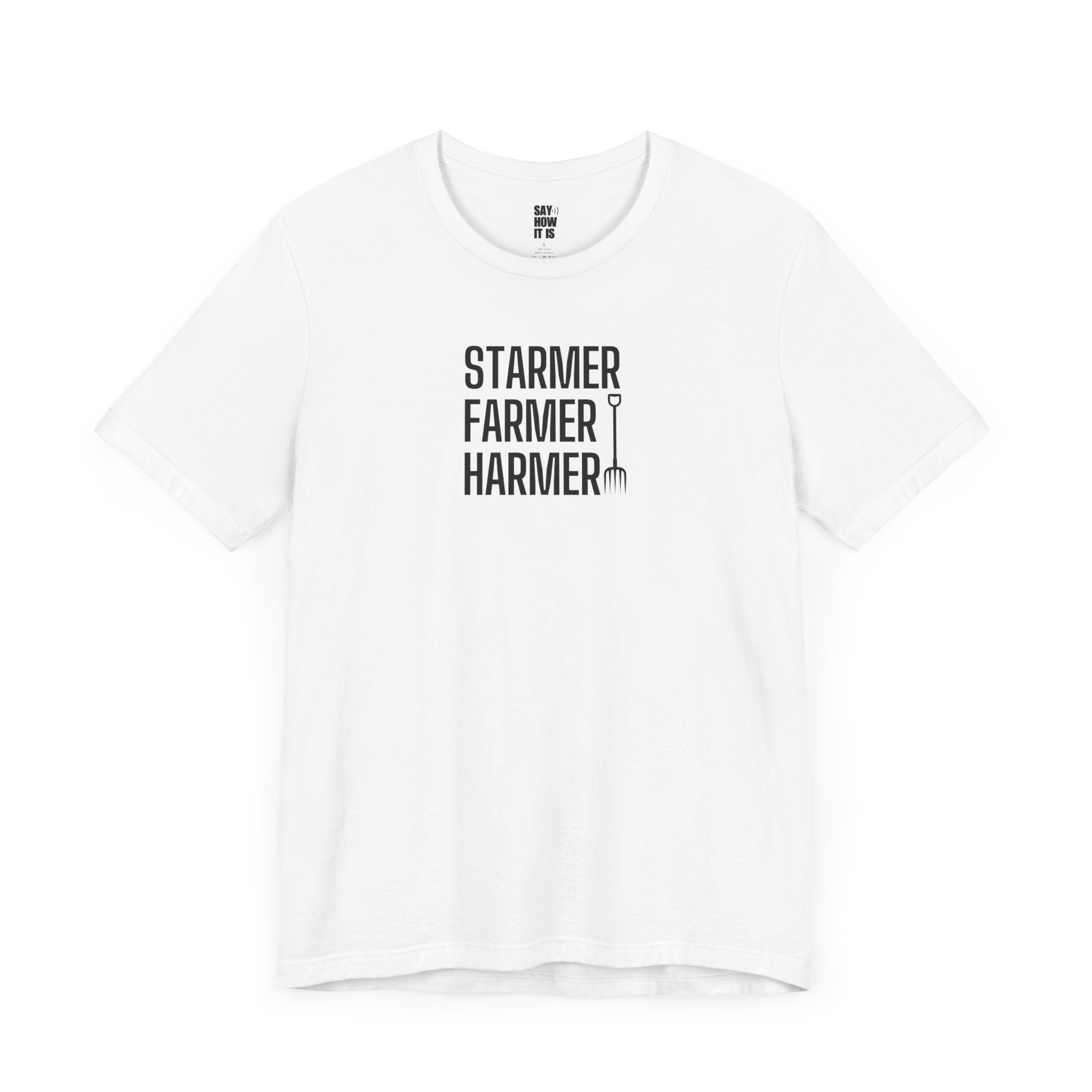 Starmer Farmer Harmer  - Unisex t-shirt