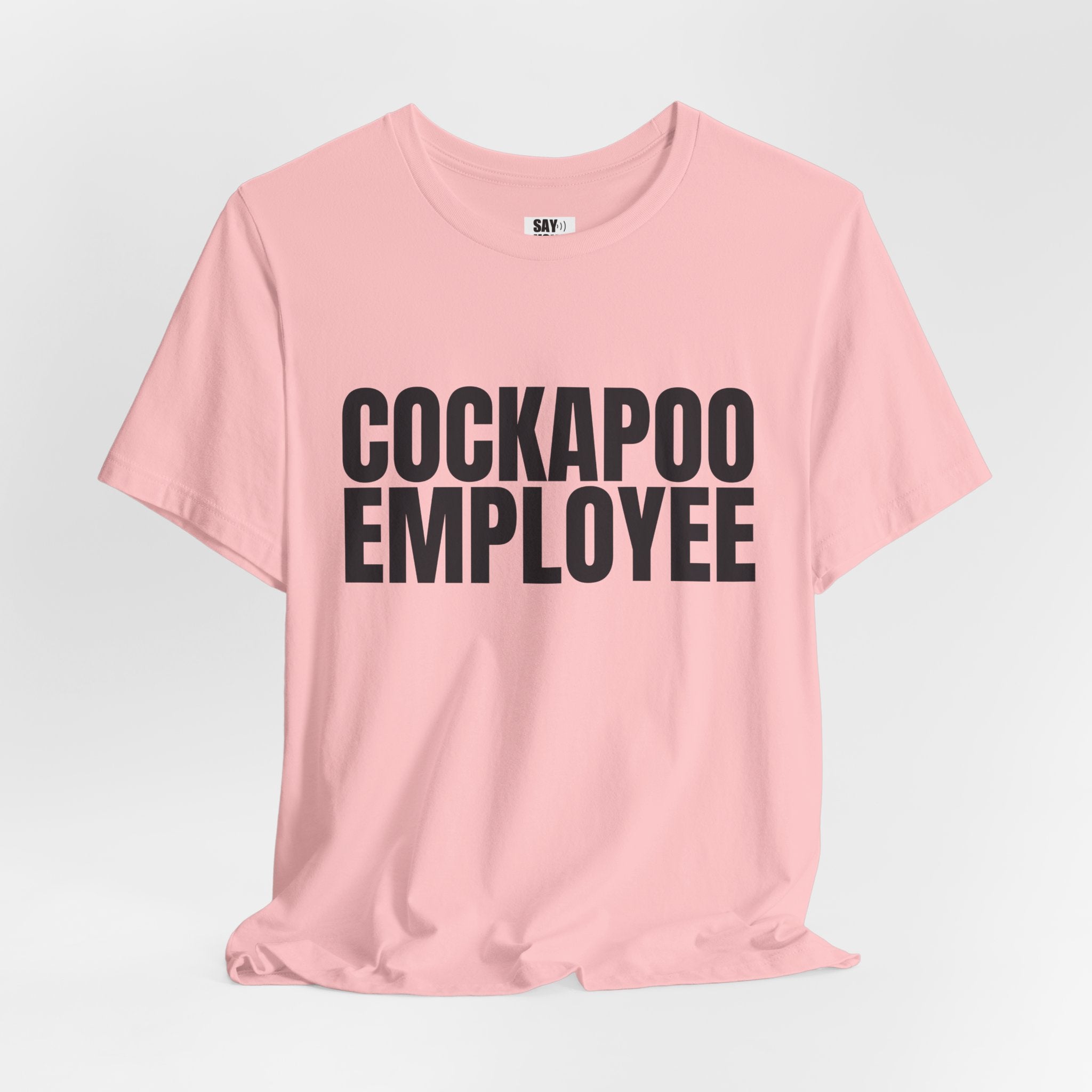 Cockapoo Employee T‑Shirt — Funny Dog Lover Tee