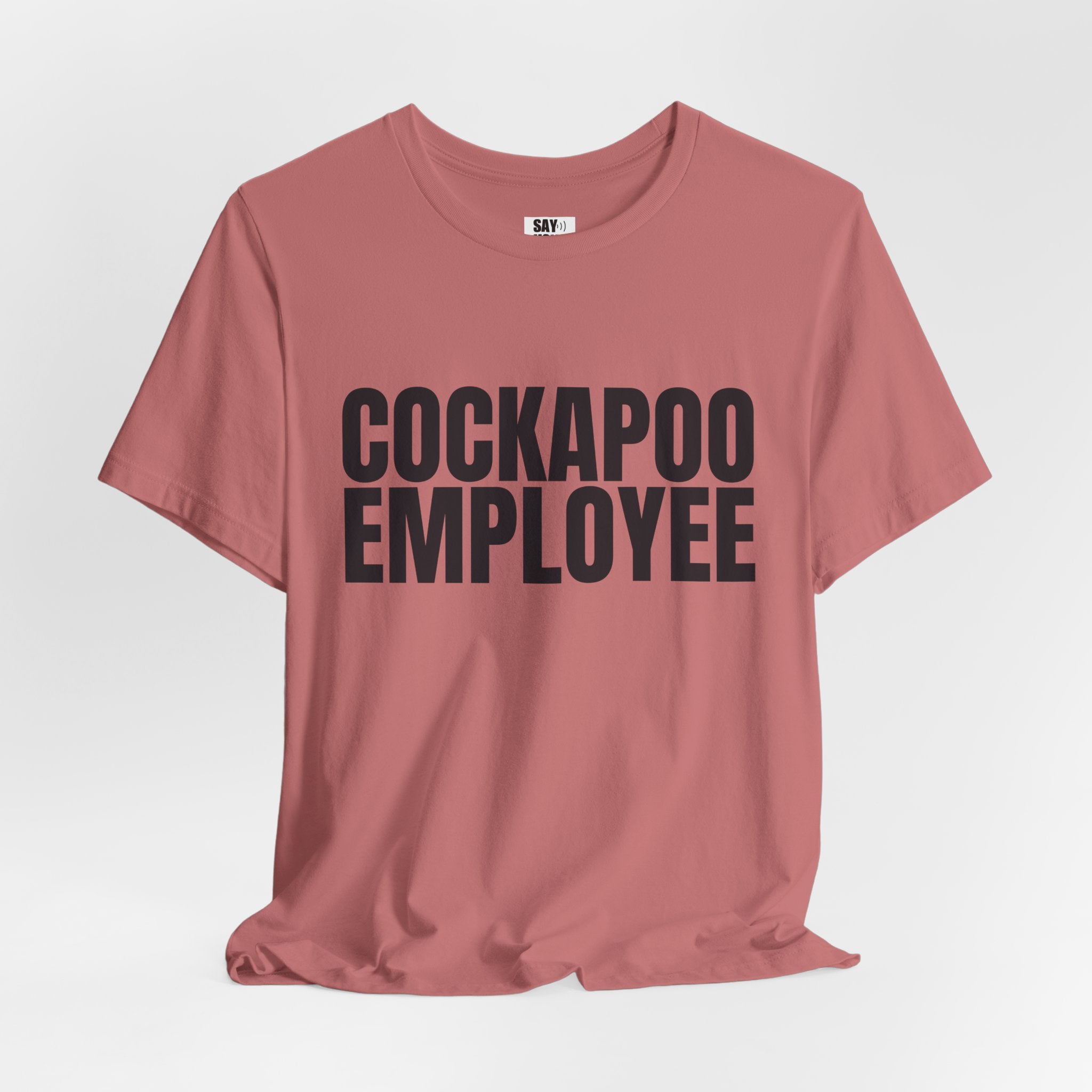 Cockapoo Employee T‑Shirt — Funny Dog Lover Tee