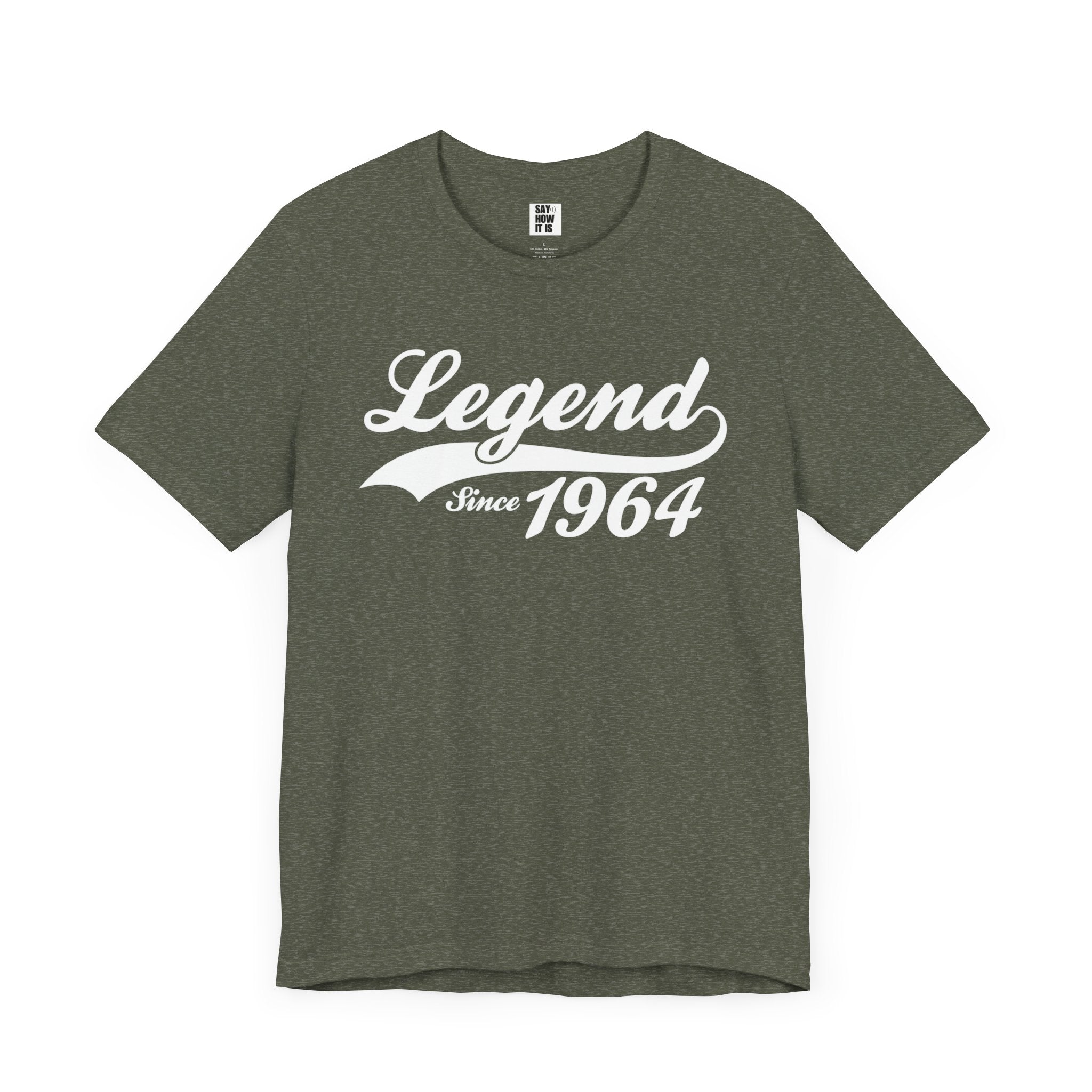 60th Birthday Legend Since 1964 Unisex Tee